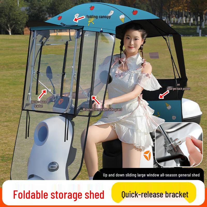 Detachable Electric Vehicle Rain Canopy