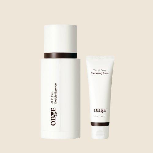 Obge All-in-One Double Essence + Cloud Deep Cleansing Foam 50ml Set none