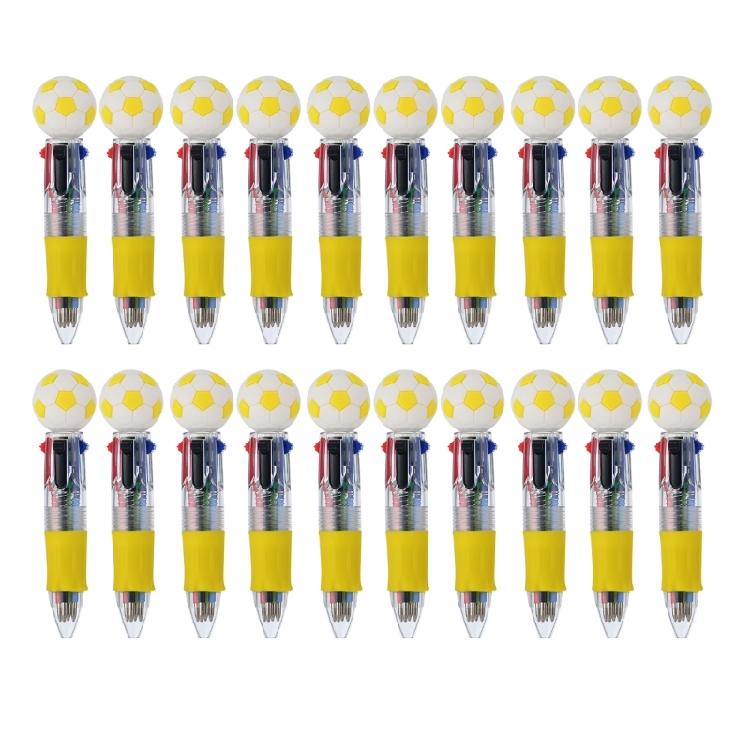 Ballpoint Pen for School Students, 4 Colors in One Retractable Rainbow Pen Multicolor Ballpoint Pen for Class Office