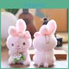 Cute Pink Rabbit Plush Doll For Bags And Gift Accessories