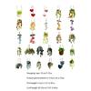 Handmade Crochet Car Styling Plant Succulent Car Plant Ornamentos Decoration