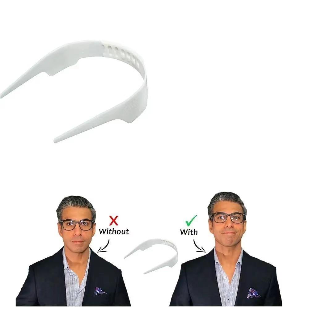 1 Set Adjustable Smooth Collar Support, Invisible Embedded Shirt Collar Shaper, Unisex Collar Fixer for Business Formal Shirts