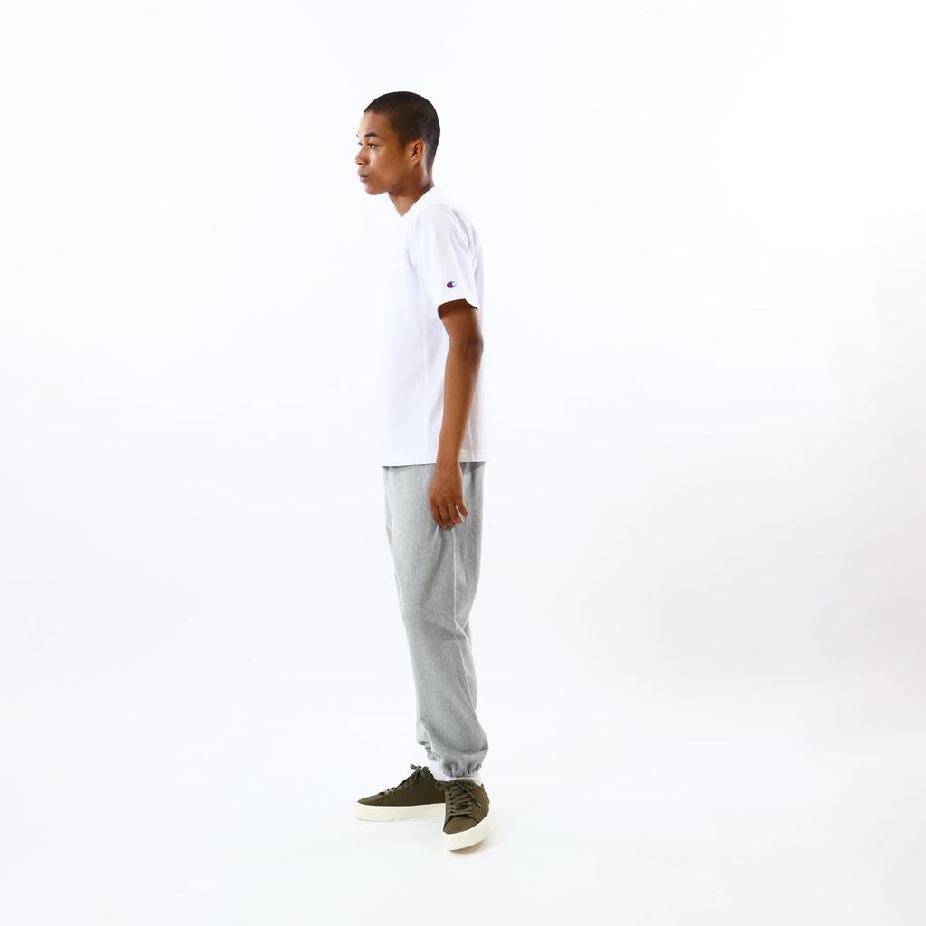 Short Sleeve Round Neck Cotton Revers Short Sleeve Revers White XL [Champion] T-shirt 100% 9.4oz Weave(R) T-Shirt Weave(R) C3-Z318 Men's