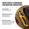 VICTORINOX Ranger Grip Boatman MW Shackle Marlin Spike Compact and Perfect for Emergency Knife Yellow/Black Multi-Function Knife, Outdoor, Bit, Key,