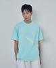Lujeoseukeulleob Asymmetrical Cut Layered Short Sleeve T-Shirt Mint