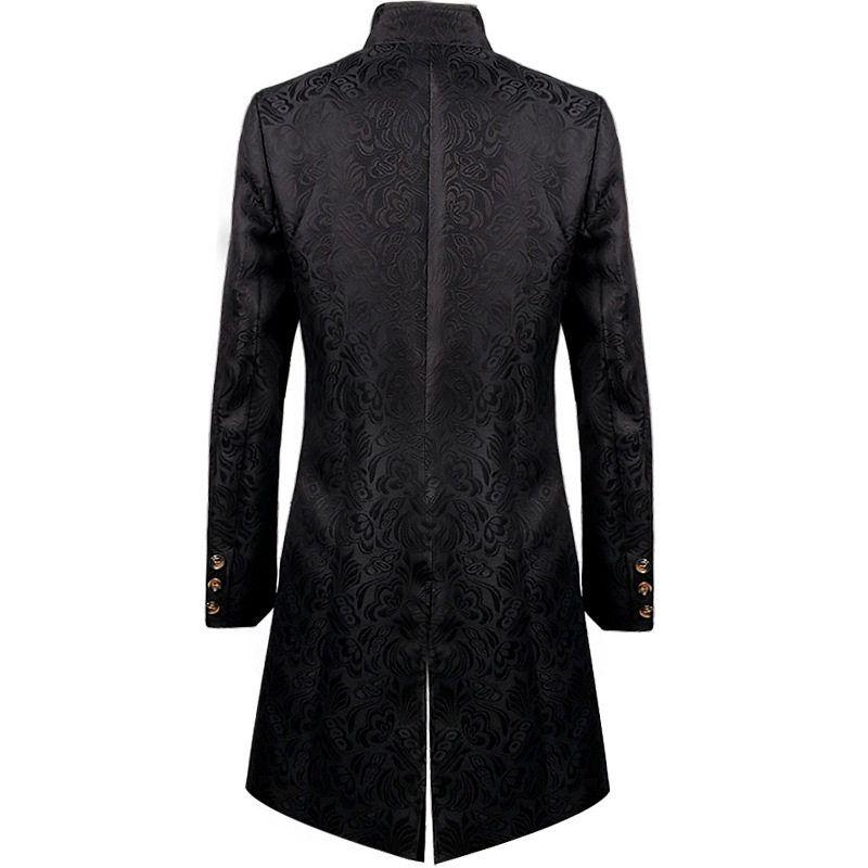 Manysun Original Design Amazon New European and American Men's Coat Fashion Steampunk Retro Uniform Jacket