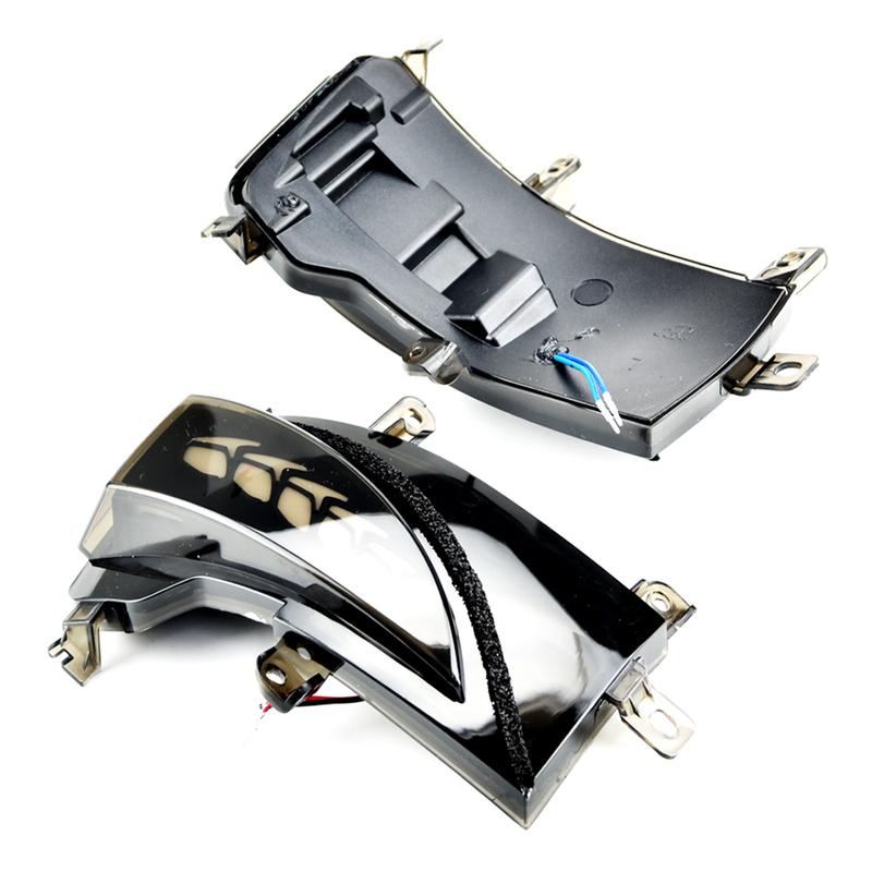 2 Pieces Side Wing Mirror LED Dynamic Turn Signal Light For Nissan Patrol Y62 2012-2018 Armada Quest RE52 For Infiniti QX56 QX80