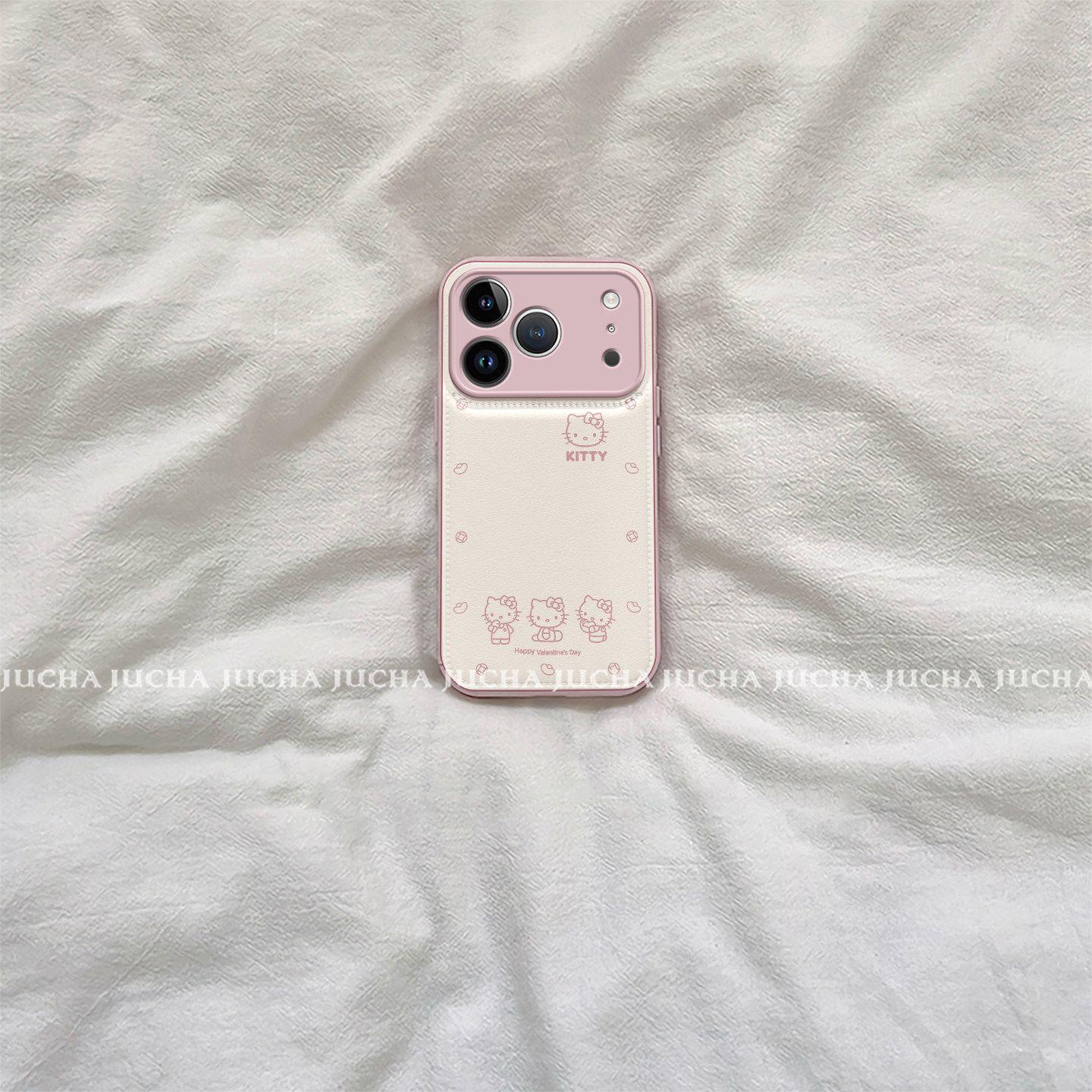 

Cute KT Cat iPhone 17 Case - High Design & Style for 16 Pro, 15, 14 Models iPhone 12 Pro Max