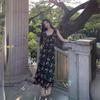 Women's Summer 2024 French-Inspired Seaside Long Dress