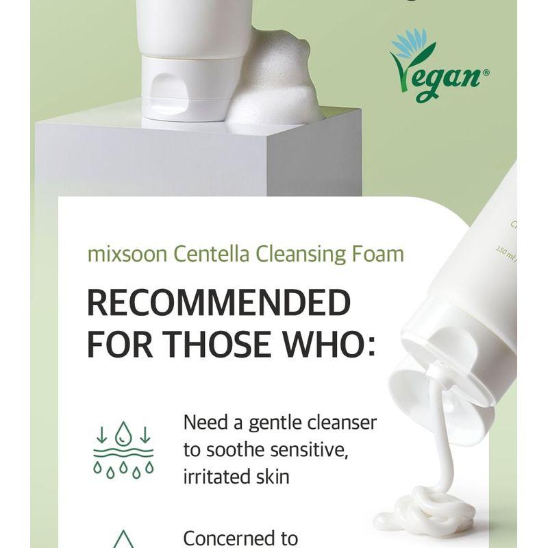 mixsoon - Centella Cleansing Foam