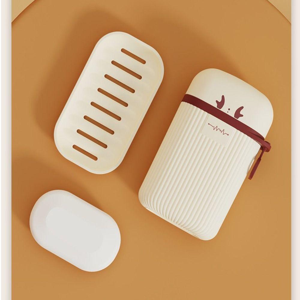 

Portable Soap Rack with Cover Soap Holder New Soap Storage Box
