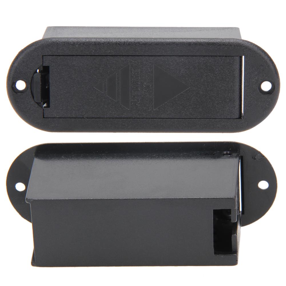 9V Active Pickup Guitar Battery Case Practical Mini Electric Guitar Battery Organizer Musical Instrument Accessories
