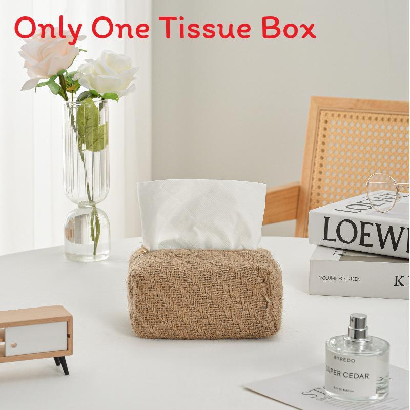 Modern Minimalist Tissue Box With Geometric Pattern For Living Room And Office Decor