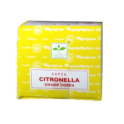 Stożki kadzidłowe Cytronella - Satya