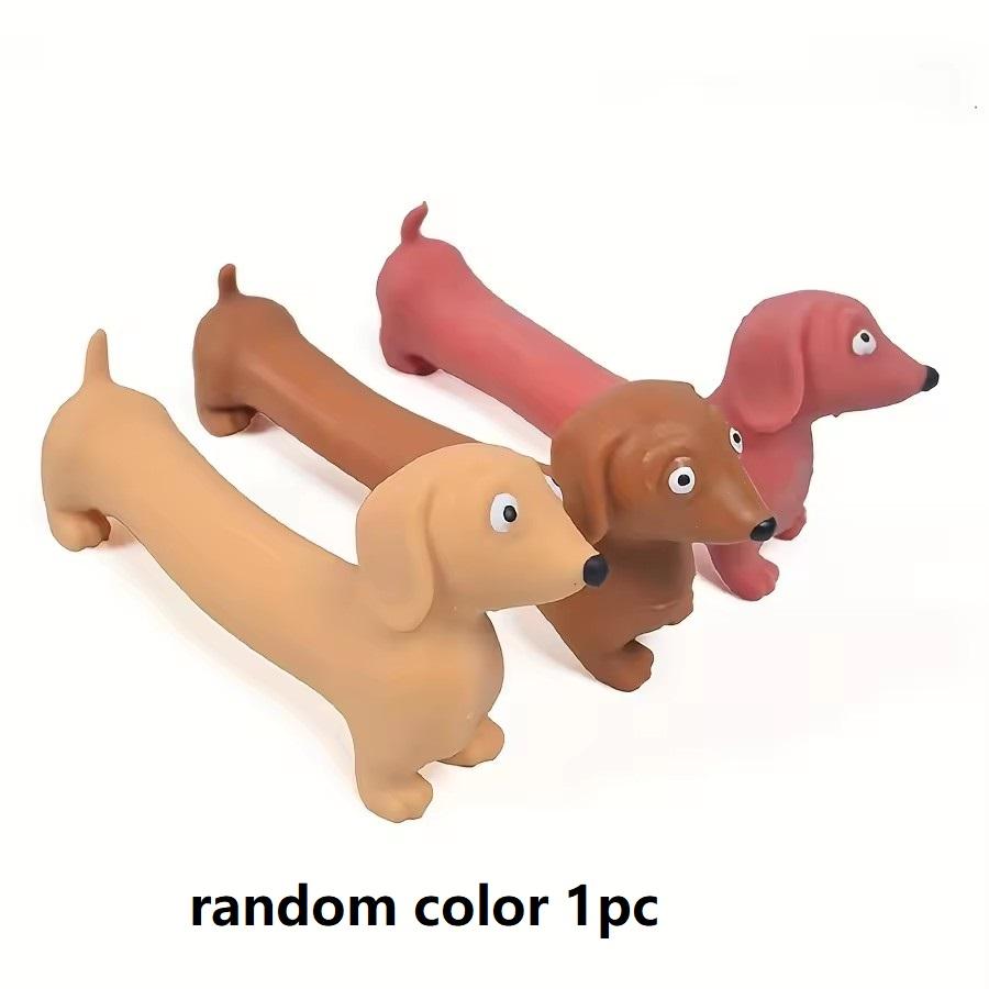 

Такса собака растягивающаяся сжимаемая игрушка-фиджет снятие тревожности стресса праздничный сувенир аксессуар подарочные пакеты призы для взрослых детей