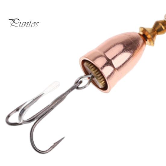 Fishing Lures Hard Metal Spinner Bait with Hook And Sequin Fishing Tackle Freshwater And Saltwater Bass Trout Fishing Accessory