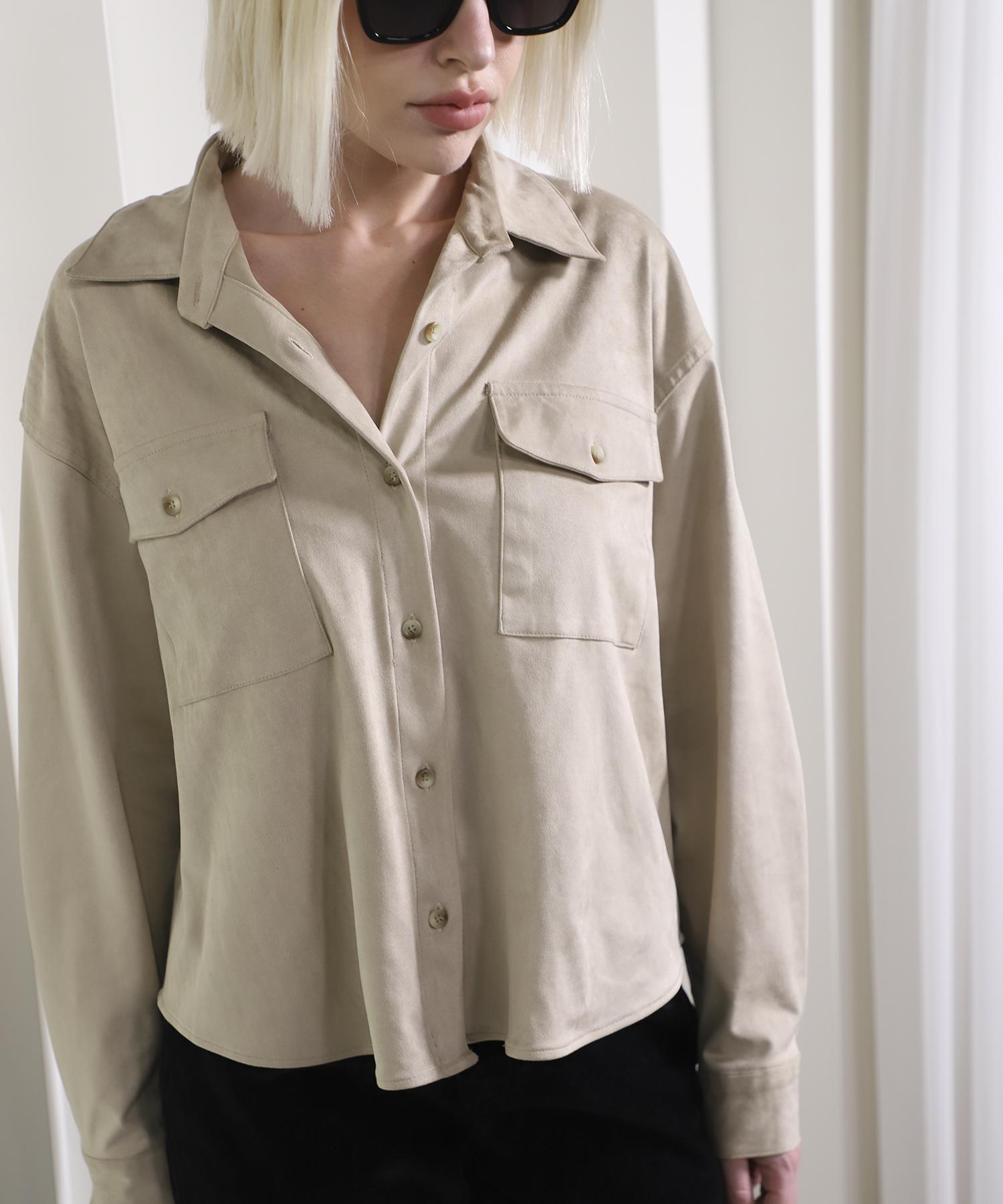 Tina Blossom Swag Shirt Beige/Free