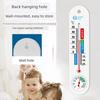 Wall-Mounted Thermometer for Measuring Room Temperature, Specially Designed for Greenhouses, Breeding, and Baby Room Temperature and Humidity