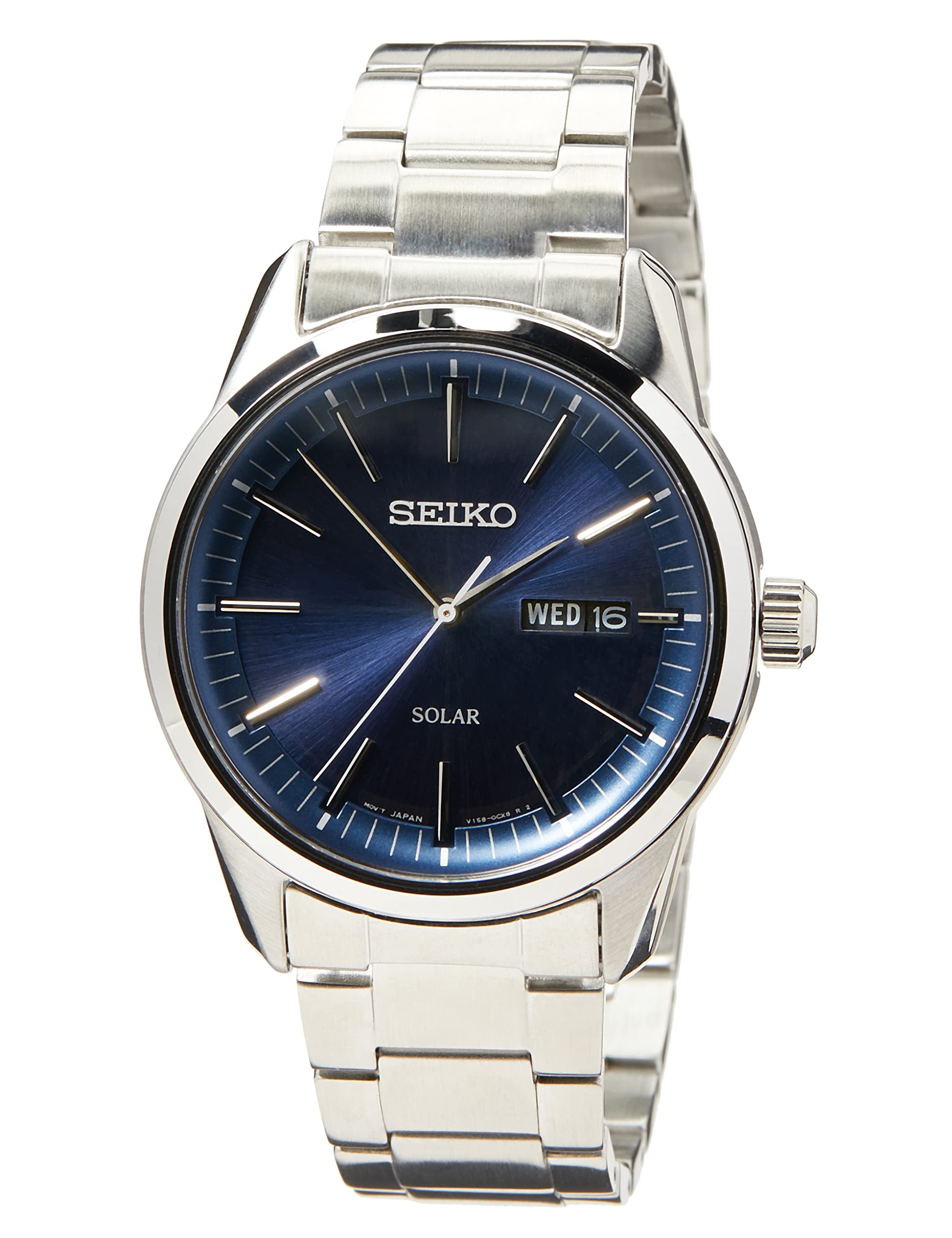 

[Seiko] Часы SEIKO кварцевые SNE525P1 SEIKO SOLAR синие серебристые мужские