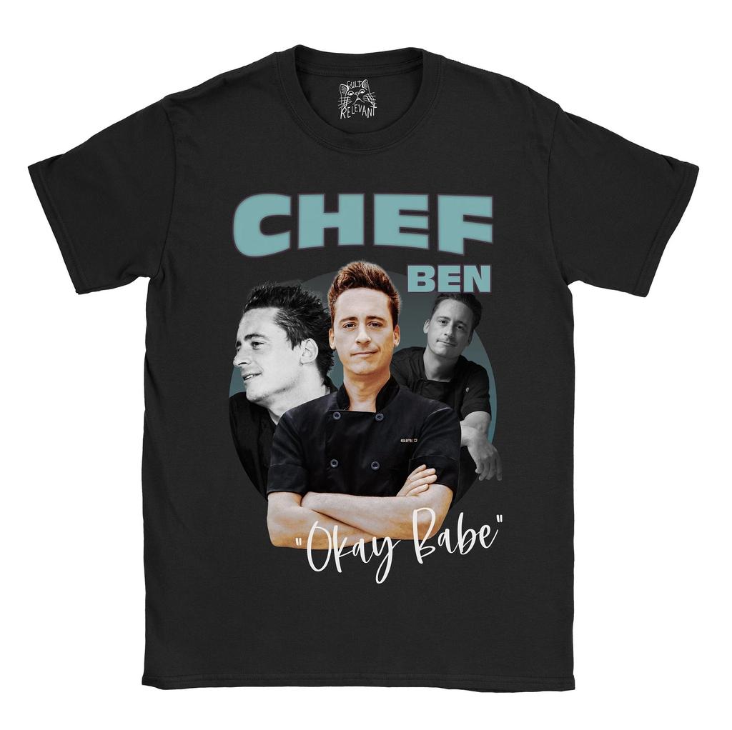 Chef Ben Below Deck T Shirt Unisex Retro 90s Classic Crewneck T Shirt | Homage