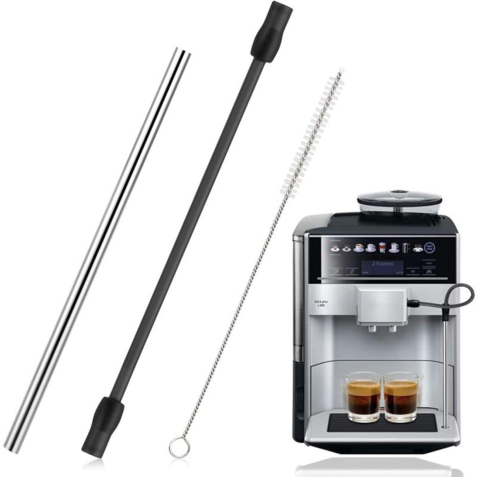 

Full Automatic Coffee Machine Milk Pipe Cleaning Kit for Machines Milk Foaming Nozzle Includes Filter One Size чёрный