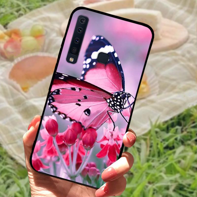 For Samsung A9 2018 Case Cover A7 2018 Silicone Soft Marble Black Bumper Funda Coque for Samsung Galaxy A7 A9 2018 Protective