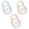 Portable Baby Pacifier Storage Box Cartoon Panda Pattern Pacifiers Nipple Transparent Dust Boxes