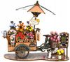 Robotime Rolife 3D Puzzle Diy Flower Cart Rickshaw Blossom Cart Model