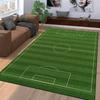 Soccer Field Design Carpet for Living Room or Bedroom Decor Green Rug Suitable for use as an anti-slip for living room bedroom sofas