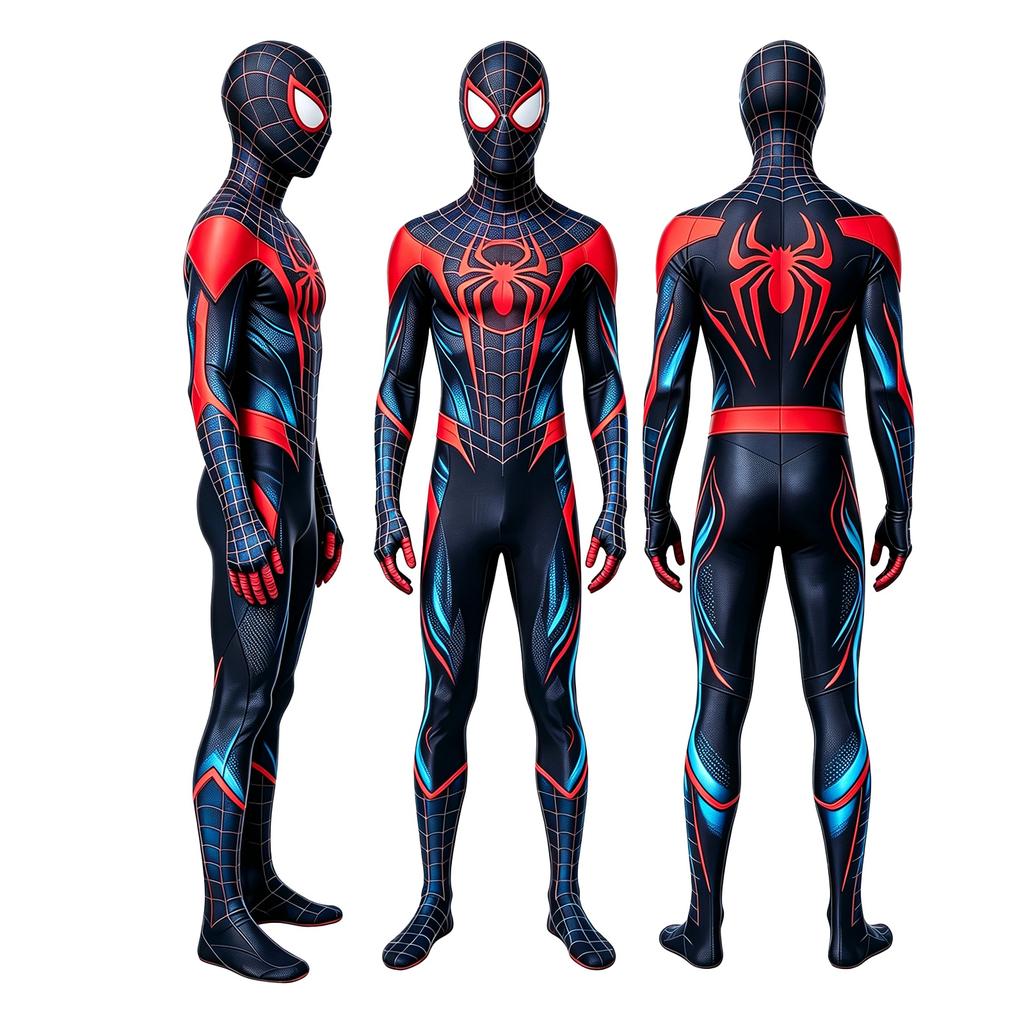Halloween Sci- Full Body Bodysuit Costume for Adults and Kids, Role Play Jumpsuit
