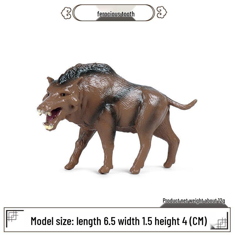 Animal Model Simulation Toy: Woolly Rhinoceros, Dunkleosteus, Deinotherium, Mammoth, Smilodon, Thunder Bird