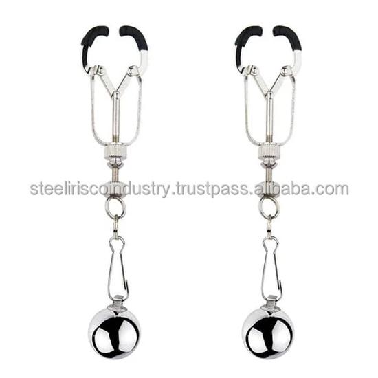 IRISCO BDSM Nipple Clamp Bondage Surgical Stainless Steel Weighted Sex Toy-Customizable High Quality Low Factory Price
