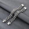 Jewelry, Trendy Retro Jewelry, Cross Pattern Titanium Steel Bracelet, Small Goods Are Available.