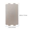 6Pieces Replacement Plates Thickened Sheets Microwave Oven Mica Sheet Waves Guide Cover Plate for Efficient Heating