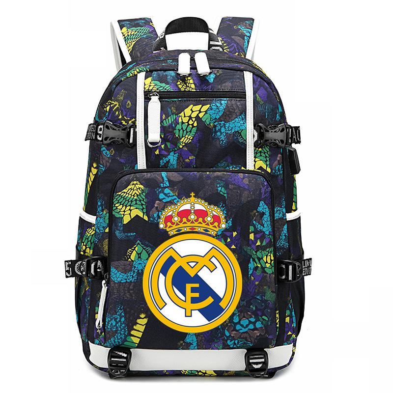 Football Star Surrounding Student Bag Camouflage Backpack Leisure Travel Mountaineering Bag