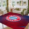 Bayern Munich Design Crystal Velvet Rug Soft Decorative Mat for Bedroom Entrance