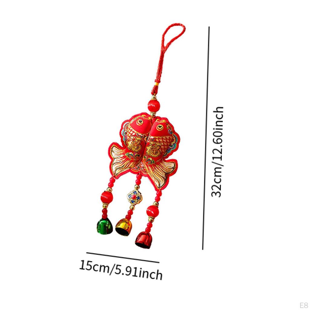 Chinesische Jahresdekoration Windspiel Fengshui-Glücksbringer Segensanhänger Frühlingsfest für