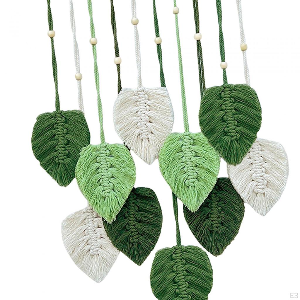 Boho Leaf Wall Tapestry Handcrafted Home Decor for Bedroom