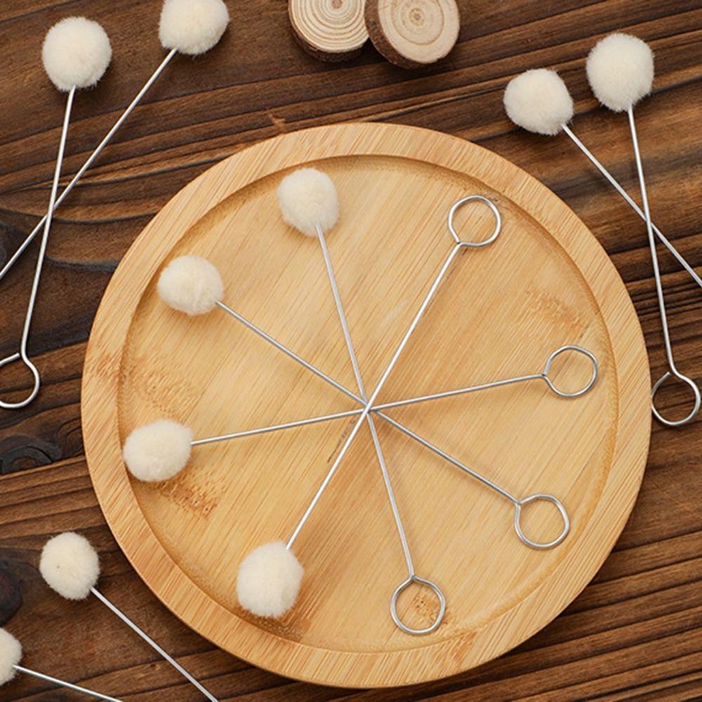 100Pcs DIY Craft Wool Daubers Ball Brush 12.5/15cm Leatherworking Tools Bowling Shoe Brush