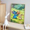 Disney 5D Diamond Painting Kit Stitch and Thumper Gift Home or Office Home Decor Art Diamond Painting Kit for Walls