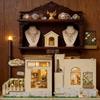Pixie Curio Miniaturowy Domek Zestaw do Samodzielnego Montażu Drewniany 3D Skarby Luksusowa Biżuteria Kompatybilny z Dotykiem Skala Tradycyjny Nowy Połączenie Kolorów DIY Luksusowy Relaksujący