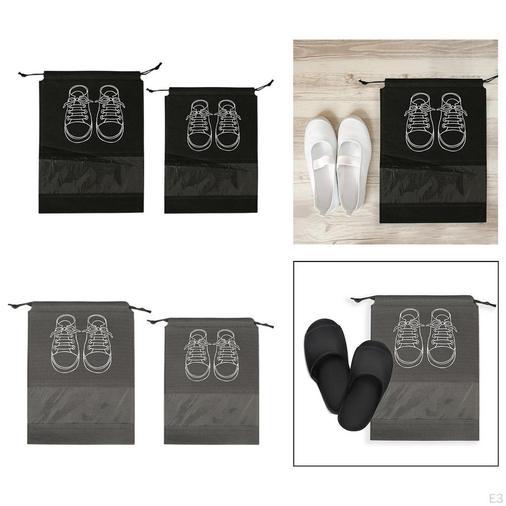 Compact Shoe Bag for Travel - Lightweight and Durable Storage Solution