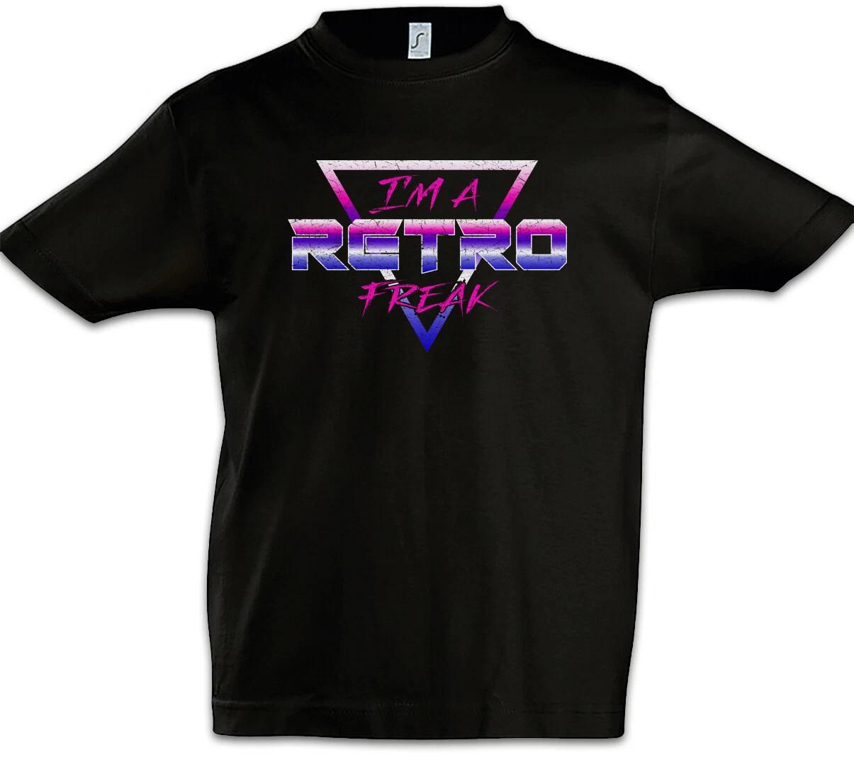 

I m A Retro Freak Kids Boys kids boys T-Shirt Audio Synthesizer Wave Electro DJ MC Fun 100