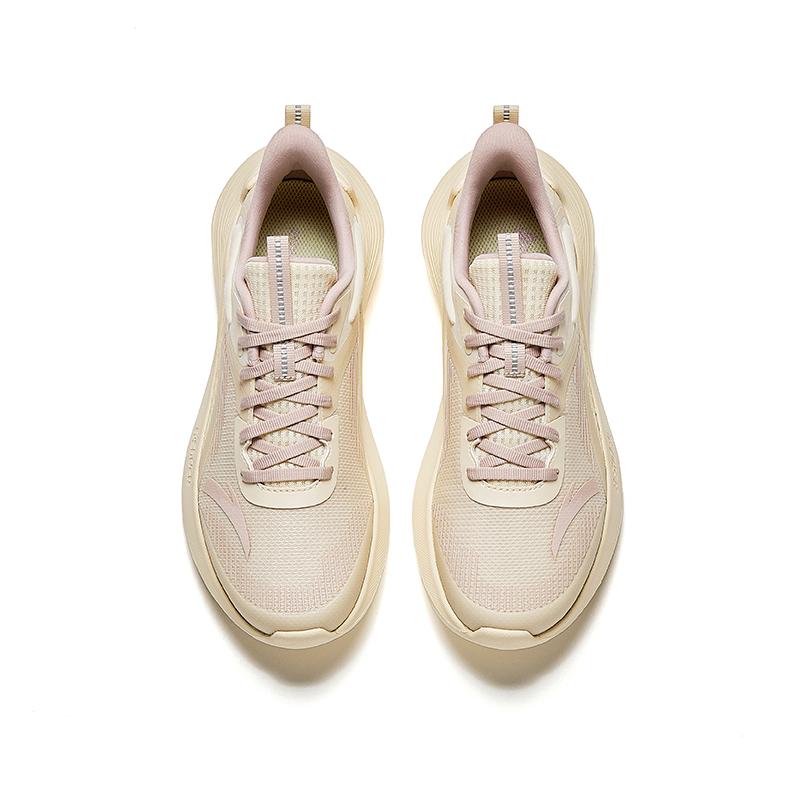 Anta Poison Spike 2 Fashion Sports Comfortable Shock Absorbing Breathable Low Top Short Distance Running Shoes Women sneaker Wheat 922525501F-2