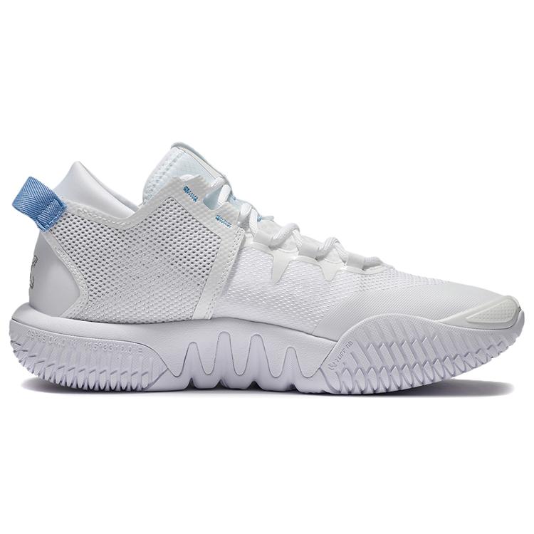 New LINING Badfive 2 Low Basketball Shoes Men Low Top White/Blue ABFT029-1