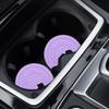 Car Cup Holder Insert, Car Cup Holder - 2X Auto Non-Slip Cup Mat -