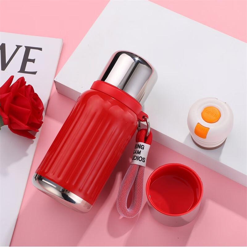 ZhiYue 316 Stainless Steel Mini Portable Pop-Up Thermos