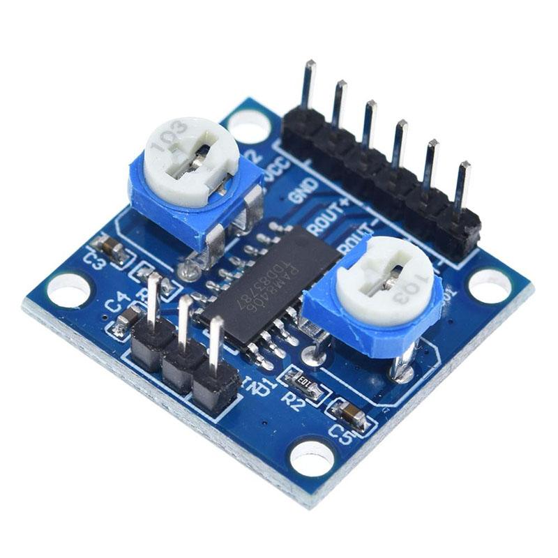 1PCS 2x5W Stereo PAM8406 deska digitálního zesilovače s potenciometrem hlasitosti