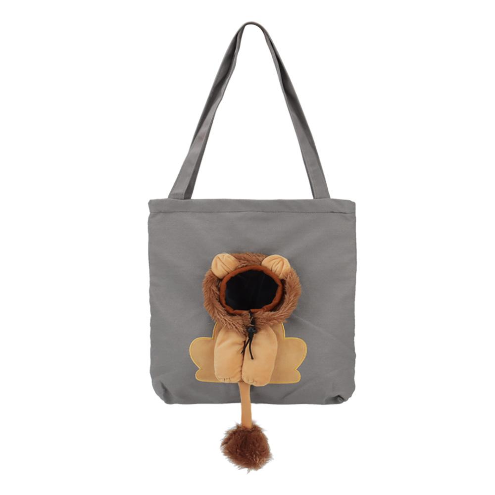 Cat Carriers Bag Canvas Pet Bag Outgoing Travel Mini Dog Handbag Portable Breathable Cute Lion