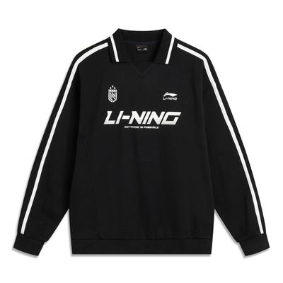 Li Ning Sports Lifestyle Serie Lockerer Modischer Markenlogo Partner-Sweatshirt Unisex-Sweatshirt AWDVC89-2